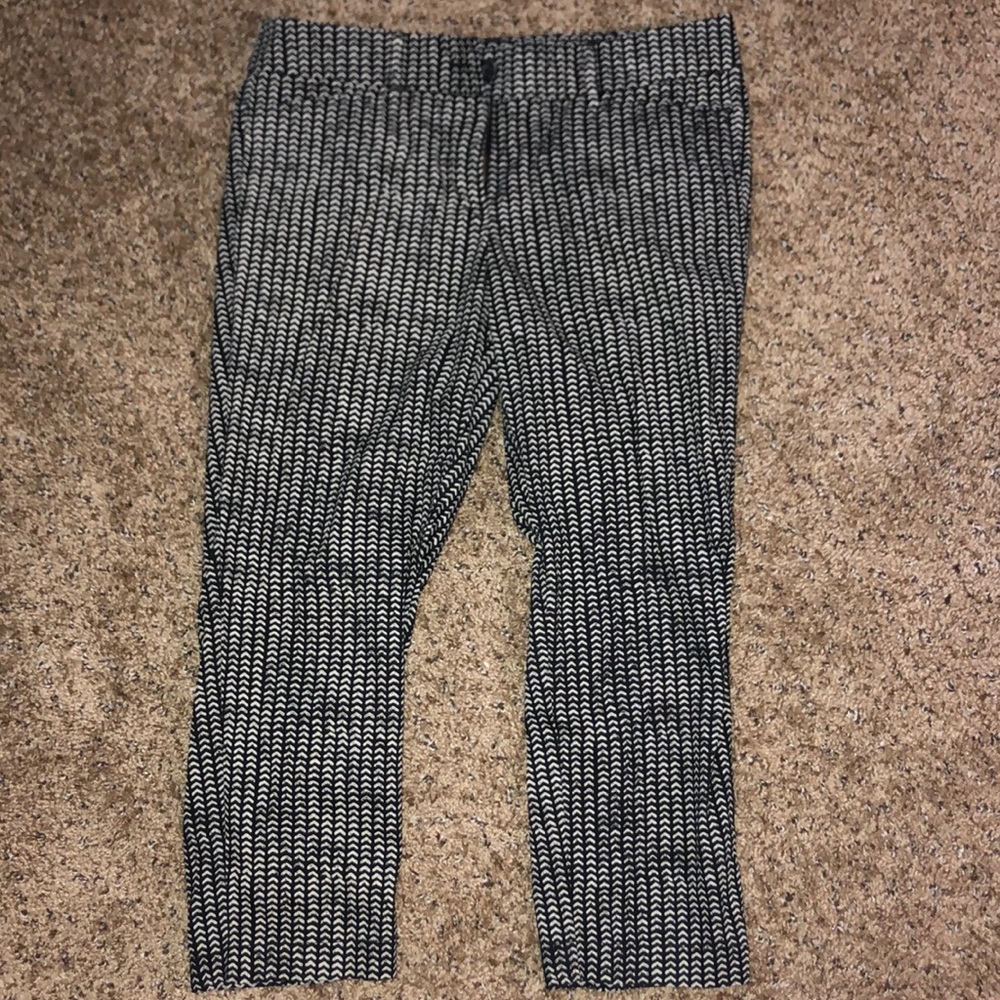 Black and white pants